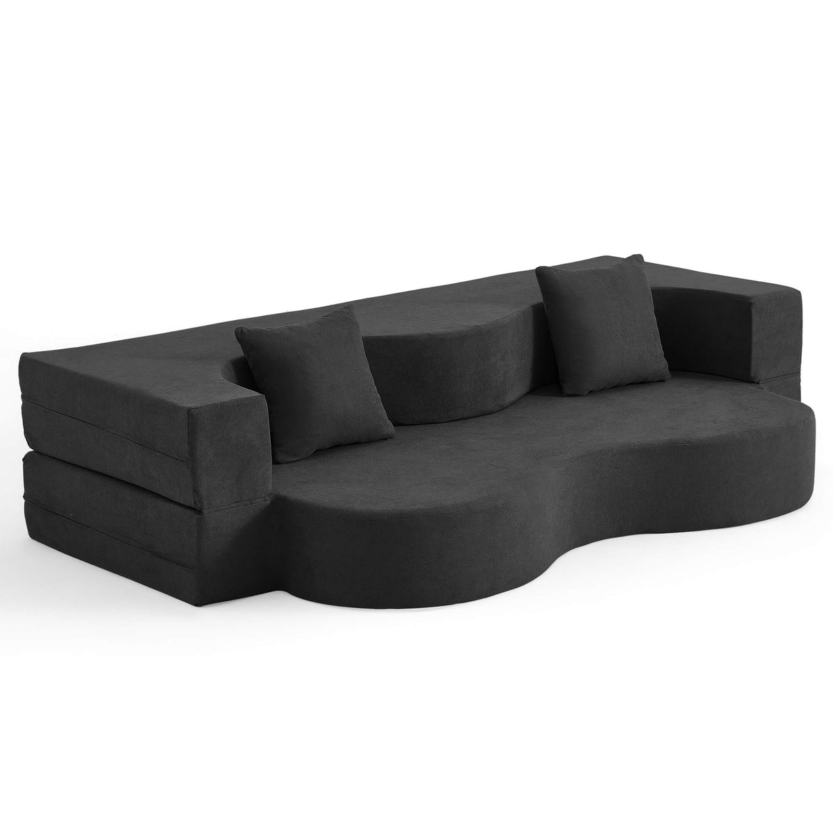 EROMMY Folding Sofa Bed, Floor Sofa Couch, Convertible Sofa Bed With High Density Foam, Foldable Floor Couch Bed