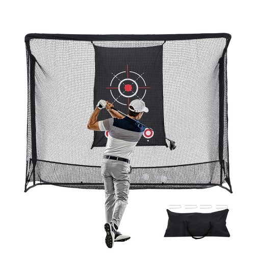 EROMMY 10x7.5ft Golf Practice Hitting Net with Target