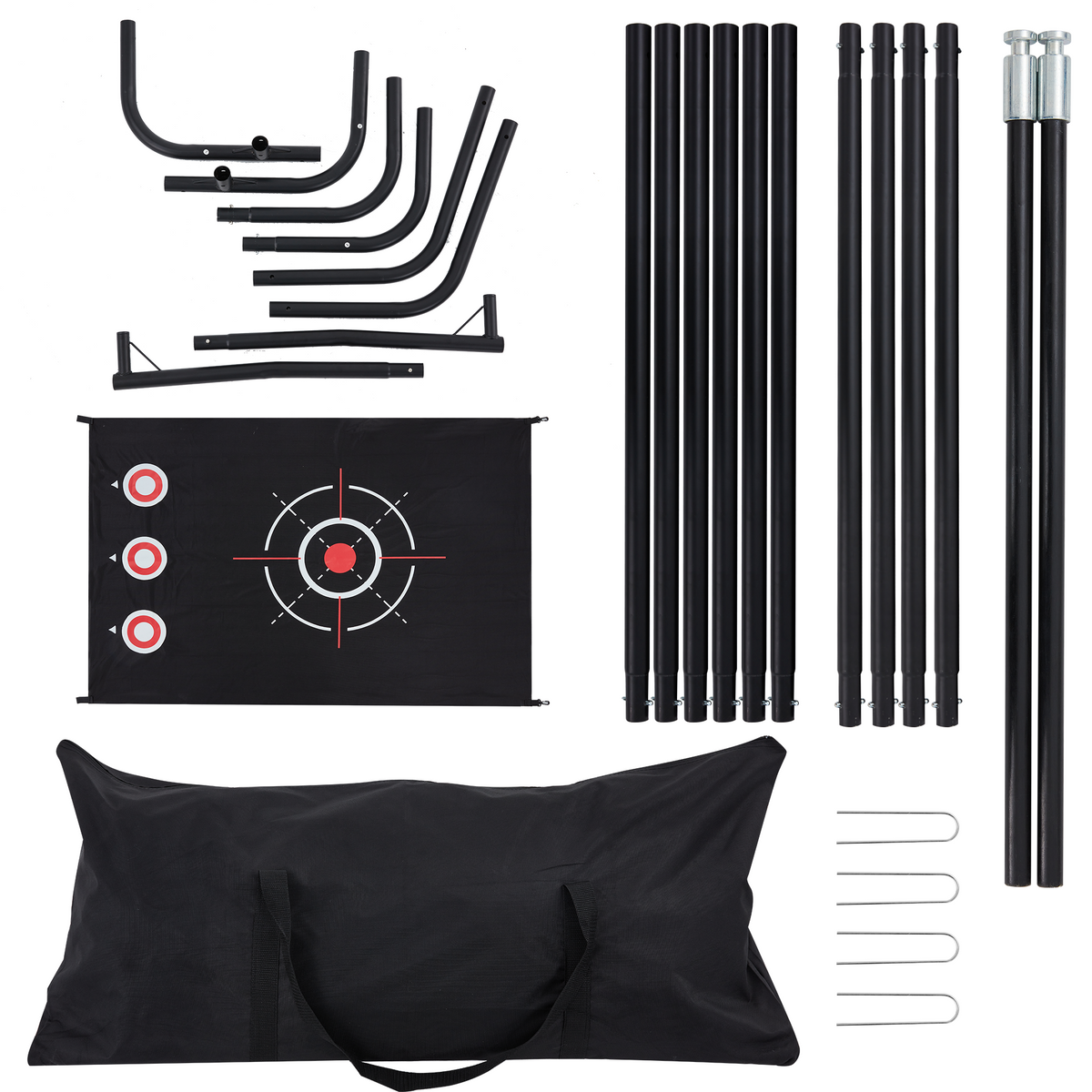 EROMMY 10x7.5ft Golf Practice Hitting Net with Target