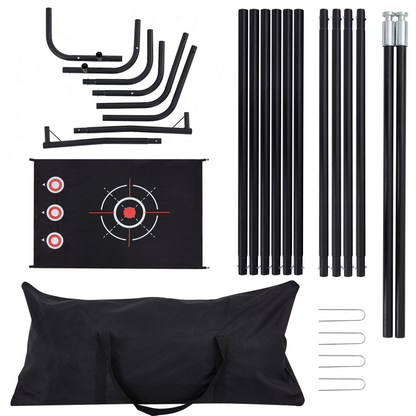 EROMMY 10x7.5ft Golf Practice Hitting Net with Target