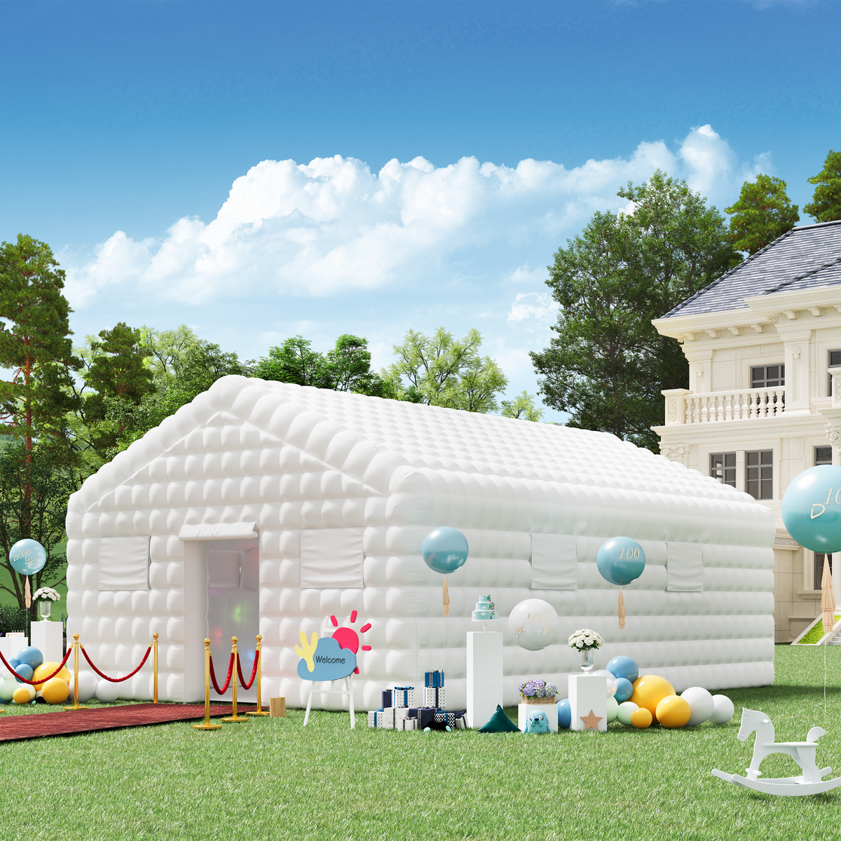 EROMMY 30x20x13 Inflatable Party Tent