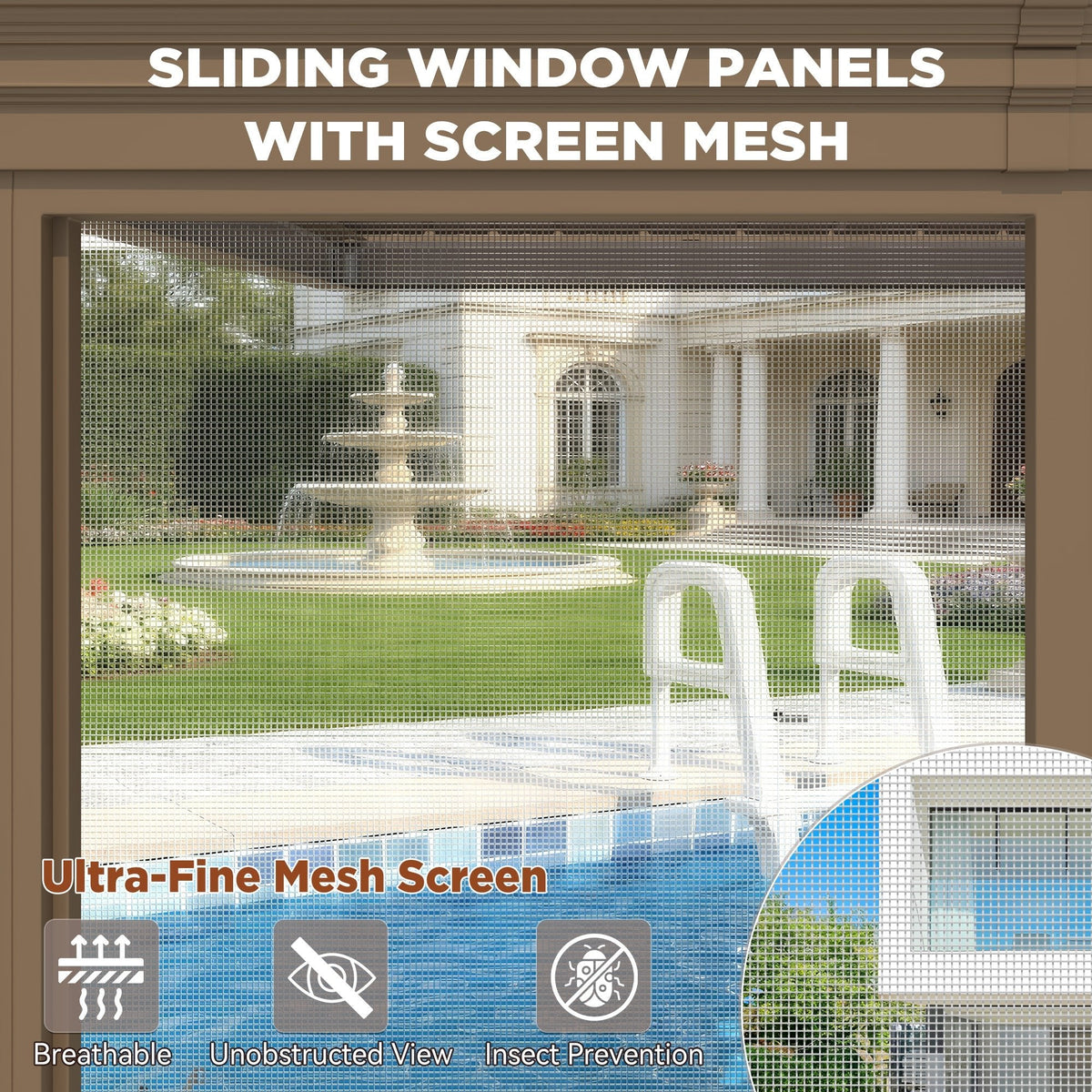 EROMMY 12'*16' Sunroom, with Front Door, Side Entrance, Galvanized Steel Double Top, Wood Grain Appearance, Aluminum Alloy Frame, Solarium Backyard Sun Room