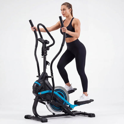 EROMMY 3-in-1 Elliptical Exercise Machine for Home, Cardio Climber & Stair Stepper with 16-Level Magnetic Resistance, 15.5” Stride, 300LB Capacity, Quiet Compact Trainer