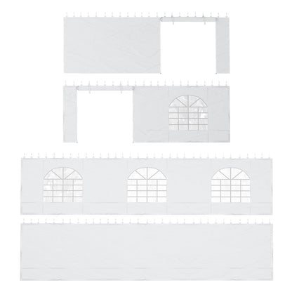 EROMMY 20x30ft 350G PVC Sidewalls (Please check with customer service before purchasing to confirm compatibility）