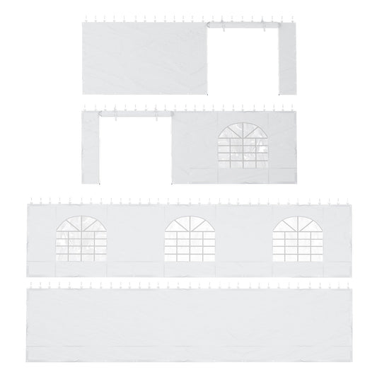 EROMMY 20x30ft 350G PVC Sidewalls (Please check with customer service before purchasing to confirm compatibility）