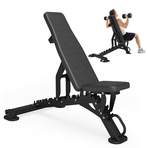 EROMMY Weight Bench, Heavy Duty FID Adjustable Exercise Bench, 1000 lbs Capacity