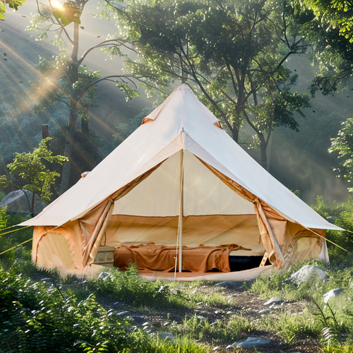 EROMMY 3-4 Person Yurt Glamping Tent with Stove Jack – 10FT