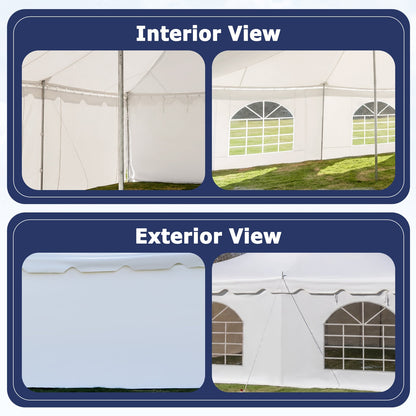 EROMMY 20x30ft 350G PVC Sidewalls (Please check with customer service before purchasing to confirm compatibility）