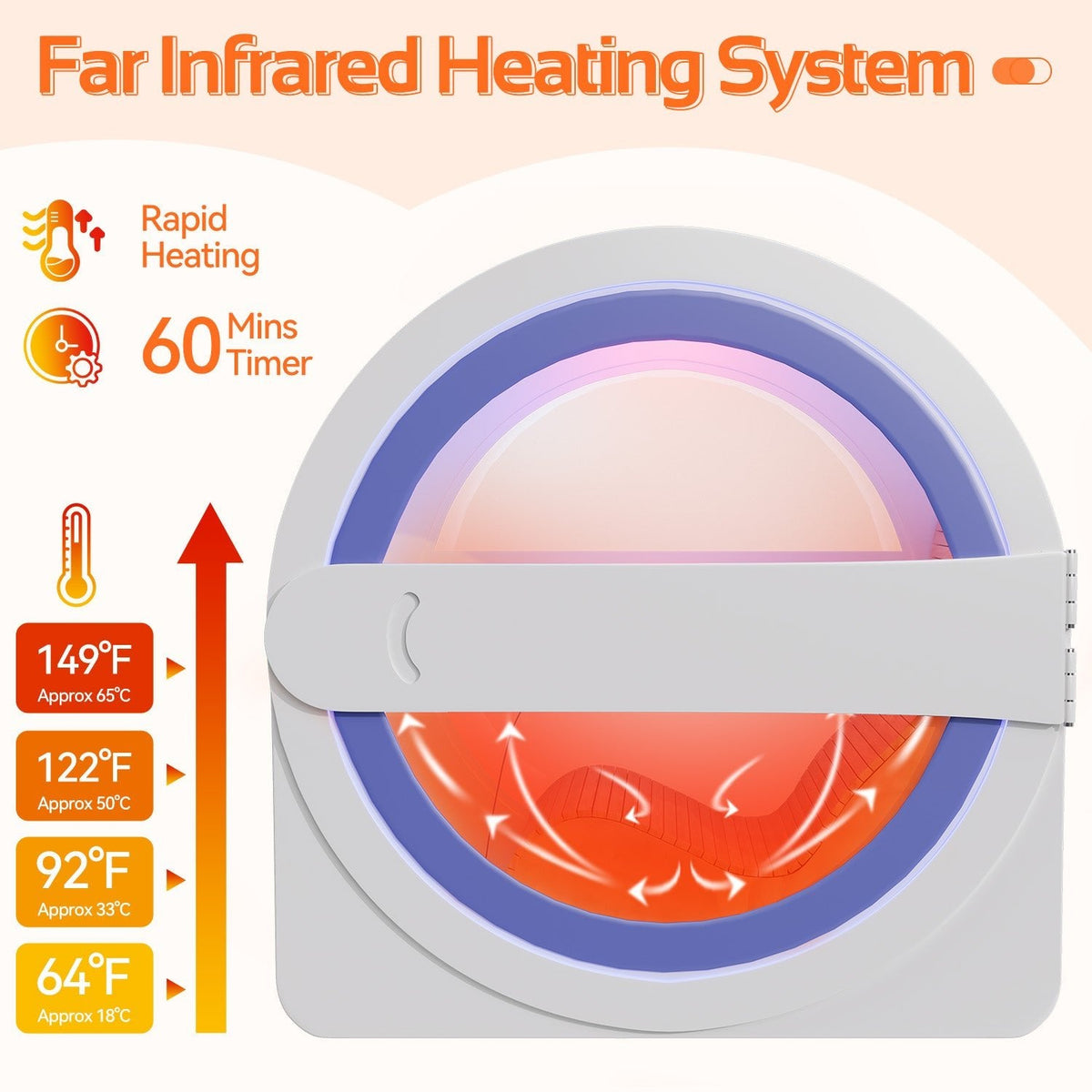 EROMMY Space-Capsule Infrared Sauna with Lounger & Dual-Wave Beauty Light|Pre-Order