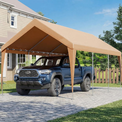 EROMMY 12x20 FT Heavy Duty Carport Canopy, Yellow
