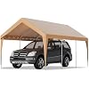 EROMMY 12x20 FT Heavy Duty Carport Canopy, Yellow