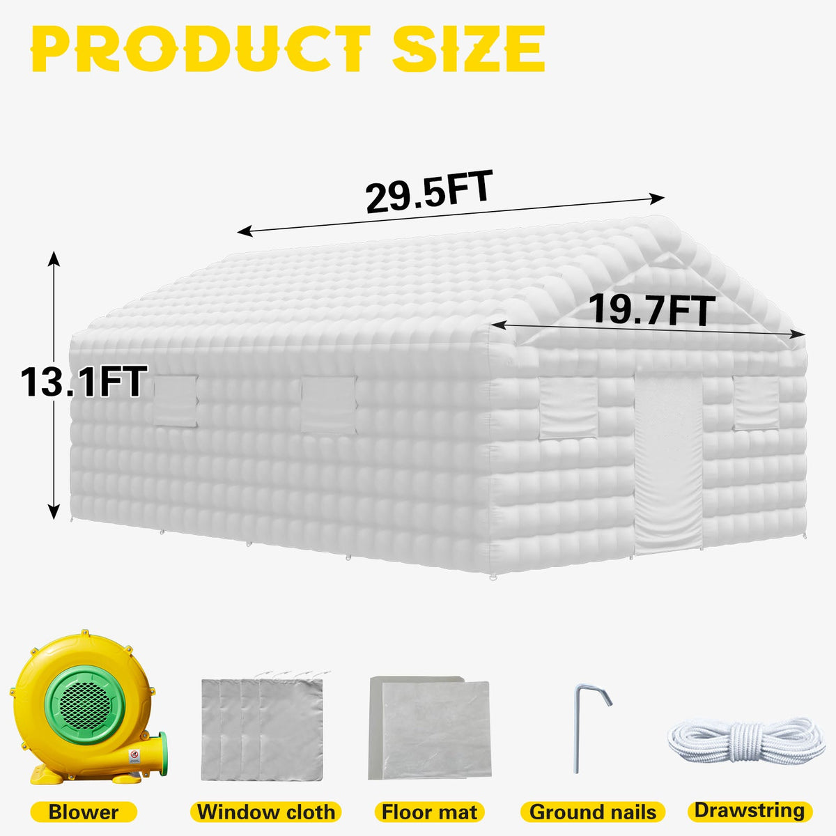 EROMMY 30x20x13 Inflatable Party Tent