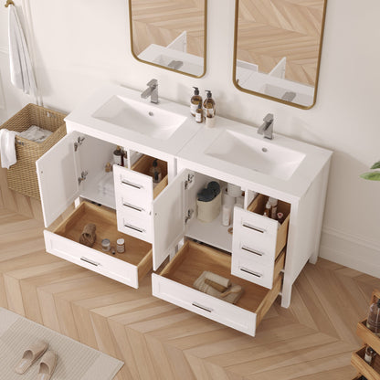 EROMMY 30" Single Bathroom Vanity With Ceramic Top