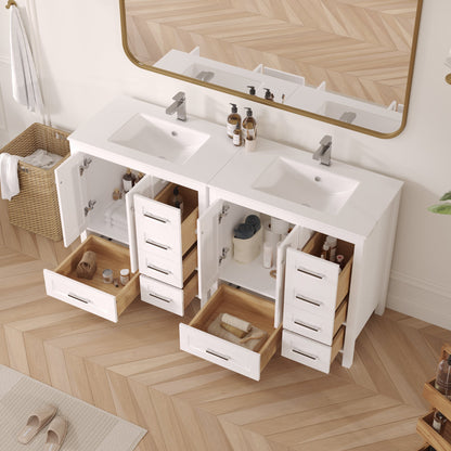 EROMMY 32" Single Bathroom Vanity With Ceramic Top