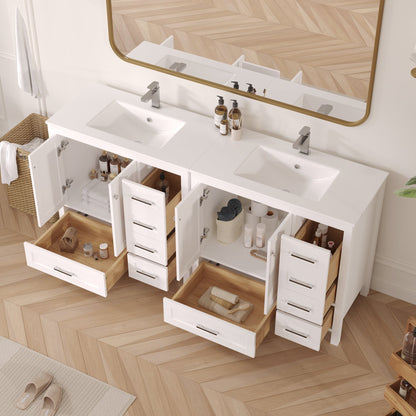 EROMMY 36" Single Bathroom Vanity With Ceramic Top