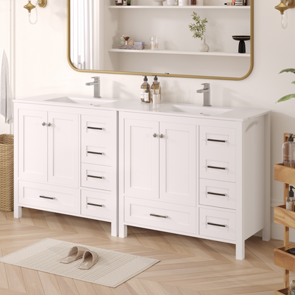 EROMMY 36" Single Bathroom Vanity With Ceramic Top